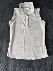 PEBBLE BEACH SLEEVELESS POLO, Size M - Picture 1 of 4