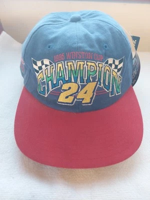 Jeff Gordon Vintage 1995 Winston Cup Champion NASCAR Snapback Gorra Sombrero Rojo  Foto 1 de 4