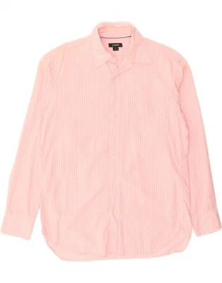 J. CREW Mens Shirt Small Pink Striped Cotton BB03 - Image 1 of 4