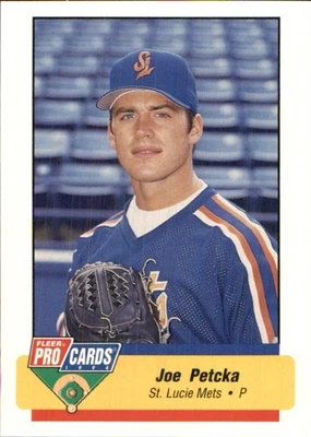 Joe Petcka 1994 Fleer ProCards #1193 RC St. Lucie Mets *AutographDen* - Image 1 of 2