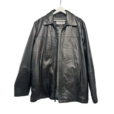 Pelle Studio Wilsons Black Leather Jacket Thinsulate Insulated Mens XXL Tall - Image 1 of 4