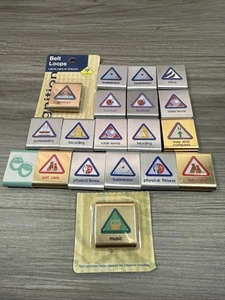 Boy Scouts of America BSA Achievement Belt Slides, Lot of 19 (NEW) Fast shipping - Picture 1 of 4