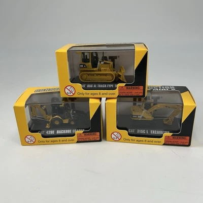 Norscot Die-Cast Metal CAT Construction Mini's Lot Of 3 NEW - Image 1 of 4
