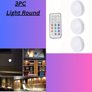 LED Motion Sensor Light USB Wireless PIR Battery Wall Cabinet Stair Night Lamp - Picture 1 of 3