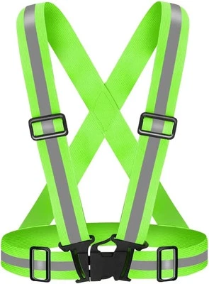 Reflective Safety Suspenders|work Suspenders With Hi Viz Reflective Strip Hold U - Image 1 of 4