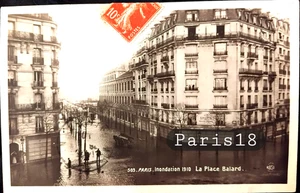 Nr. 18 PARIS ÜBERSCHWEMMUNGEN VON 1910 LA PLACE BALARD geschrieben - Bild 1 von 2