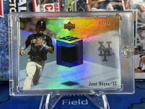Toppa maglia usata gioco Upper Deck Spectrum Jose Reyes 2007 #/75 Mets - Foto 1 di 3