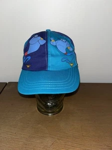 Vintage Aladdin Genie 6 Panel Hat Disney Store USA Turquoise Rare HTF Youth - Picture 1 of 14