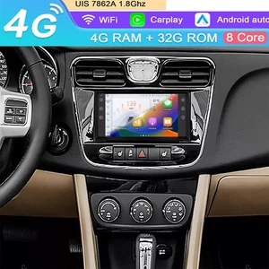 8Core For 2011 2012 2013 2014 Chrysler 200 CarPlay Android Car Stereo Radio GPS - Picture 1 of 13