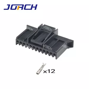 12 Pin Buchse Schwarz Wasserdicht Auto Gehäuse Stecker DJ7121YA-1.5-21 - Bild 1 von 7