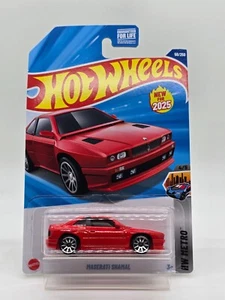 Hot Wheels Maserati Shamal Red #58 2025 HW Metro Series Case C - Picture 1 of 8