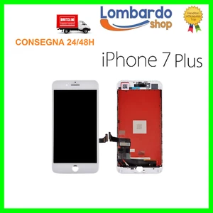 DISPLAY SCHERMO IPHONE 7 PLUS BIANCO PER APPLE TOUCH SCREEN LCD RETINA VETRO 7+ - Foto 1 di 1