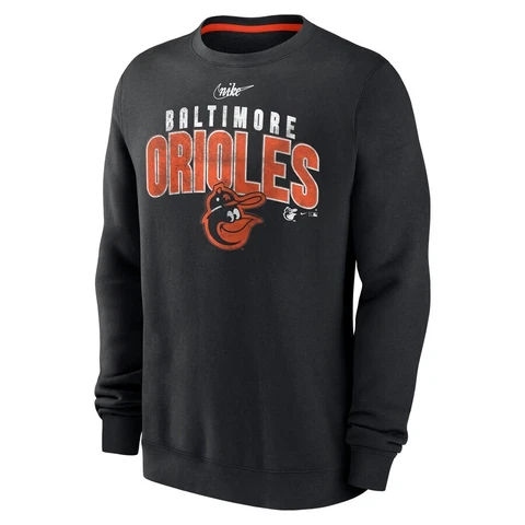 Baltimore Orioles Nike Cooperstown Collection Team Shout Out Sweatshirt MLB New Cover