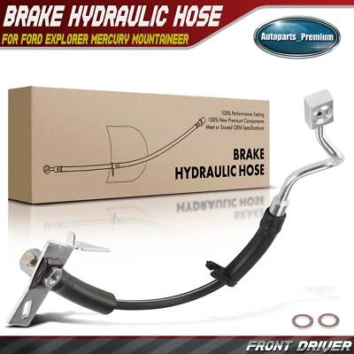 Mangueira hidráulica de freio dianteiro esquerdo para Ford Explorer Mercury Mountaineer 06-10 - Imagem 1 de 4
