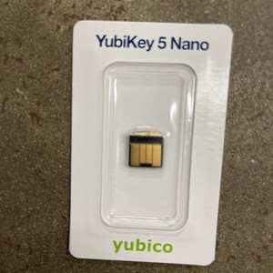 Yubico YubiKey 5 Nano - Two Factor Authentication USB Security Key, Fits USB-A