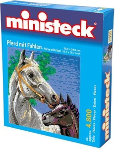 Ministeck Pixel Puzzle (31878): Horse with Foal 4800 pieces - Picture 1 of 1