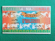 1993 LOTTERIA NAZIONALE ITALIA, AGNANO