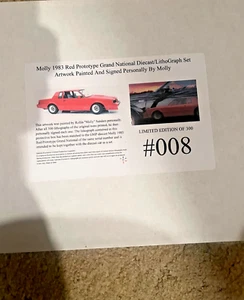 GMP Buick Grand National 83 prototipo epitomi #008 firmato Molly litografia rossa - Foto 1 di 4