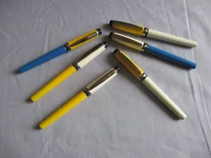 BORGHINI STYLO ROLLER A CARTOUCHE D'ENCRE NEUF DE STOCK VINTAGE - Picture 1 of 7