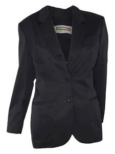 Fabrizio Lenzi Giacca Da Donna Nero Made Italy In Cotone Taglia It 42 M Medium - Foto 1 di 12
