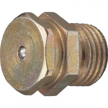 UNMARKED 1/8 BSP HOOKON BRASS Grease Nipple Tat -Head(Double Hexagon)