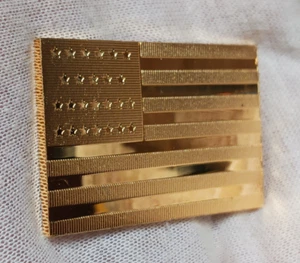 7th U.S. Flag - Great Flags of America Set - Gold Silver Ingot - Franklin Mint - Picture 1 of 4