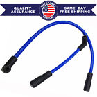 Blue Spark Plug Wires 10.4mm for 99-19 Dyna Softail Big Twin FXD