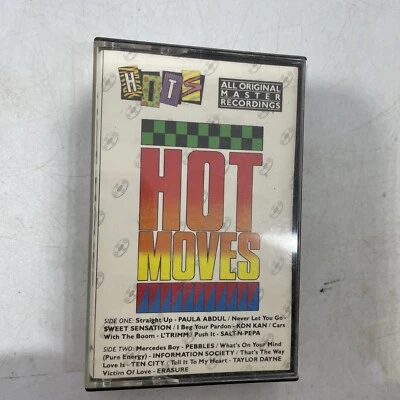 Hits Hot Moves (Cassette Tape 1989 Warner JCI) Paula Abdul, Erasure *Rare* - Image 1 of 4