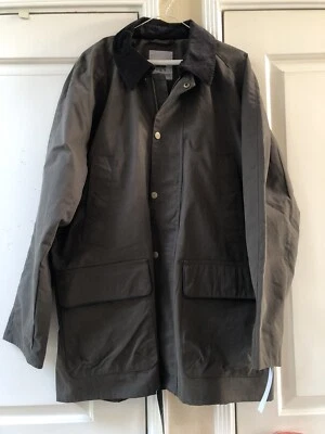 Nordstrom RAINFOREST RF20888 XL Hombres ABRIGO PARA TAREAS DE GRANERO Portabella Gris $295 Nuevo con Etiquetas Foto 1 de 4