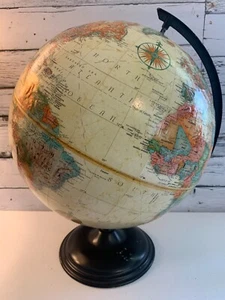 Replogle 12" Classroom Globe World Classic Series Raised Relief Made in USA - Picture 1 of 7