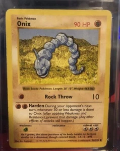 1999 SHADOWLESS ONYX vintage POKEMON WOTC BASE SET CARD - Picture 1 of 2