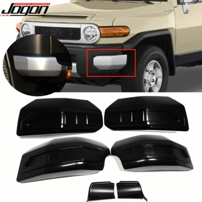 Cubiertas negras de tapa de parachoques trasero + delantero para Toyota FJ Cruiser 2007-2023 Foto 1 de 4