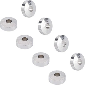 1box 100pcs 304 Stainless Steel Spacer Beads Flat Round Stainless Steel color - Picture 1 of 5