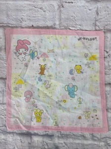 Sanrio 1976 My Melody rosa Taschentuch Vintage Serviette Made in Japan - Bild 1 von 14