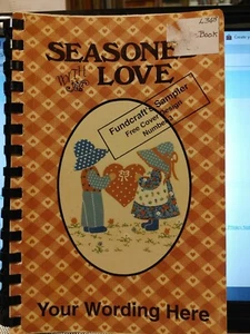 Seasoned With Love Cookbook recipes Sampler PLASTIC COMB BOUND VGUC - Picture 1 of 2