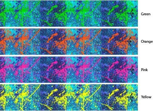 White Water Archery Retro Paint Splatter Arrow Wraps 15 Pc Choose