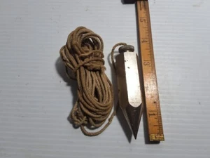 Vintage 3-1/4" Cast Steel Plumb Bob Mason Tool 6 oz Weight - Picture 1 of 1