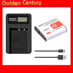 NP-BG1 Type G Lithium Ion Battery + USB Charger for Sony W Series DSLR Camera - Picture 1 of 5