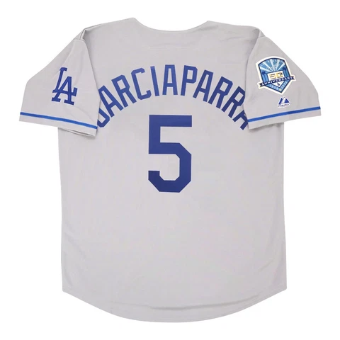 Nomar Garciaparra 2008 Los Angeles Dodgers Road 50th Anniv. Men's Jersey (S-3XL) Cover