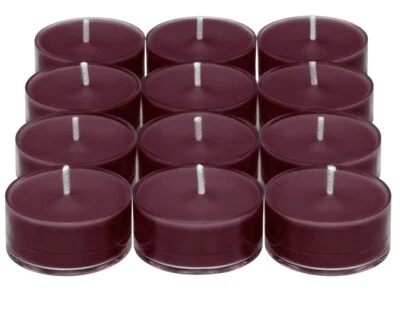 Partylite 2 boxes Purple Mulberry Tealights  Candles autumn Fall - Image 1 of 2