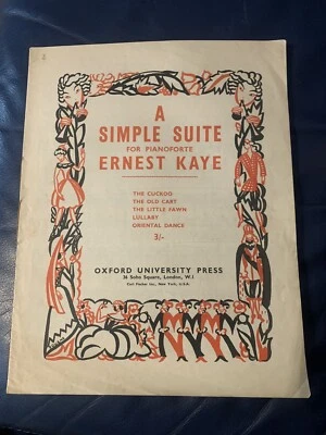 A Simple Suite, Sheet Music By Ernest Kaye GC - Imagem 1 de 2