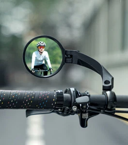 Fahrradspiegel rund E-Bike Rückspiegel Spiegel Fahrrad rechts links MTB - Bild 1 von 14