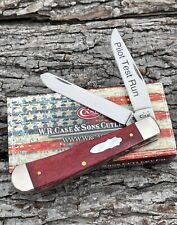 CASE XX d 2016 SMOOTH PILOT TEST RUN MOTHER OF PEARL SHIELD TRAPPER KNIFE KNIVES