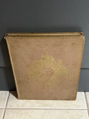 Fisher's Drawing Room Scrap Book 1849 Antique Hardcover Book By Hon. Mrs Norton - image 1 of 4