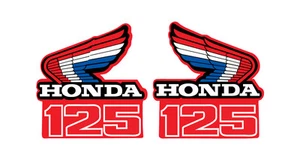 1986 THICK SERIES HONDA CR 125 TANK/SHROUD DECAL SET VINTAGE MOTOCROSS AHRMA - Bild 1 von 1