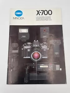 1982 Minolta X-700 Spec Card - Picture 1 of 3