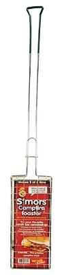 S'mores Campfire Toaster Roaster Maker Extra Long 33" Campfire Basket Grill - Image 1 of 2
