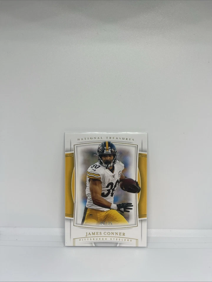 2019 Panini National Treasures - James Conner #64 Gold /35 - Image 1 of 2