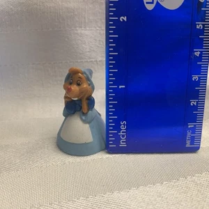 SELTENE Disney Cinderella Maus Suzy blau Kleid Mini Figuren 1,5 Zoll - Bild 1 von 7