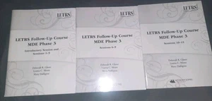 LETRS Follow-Up Course MDE Phase 3 Intro Session And Sessions 1-5, 6-9, 10-15 - Picture 1 of 4